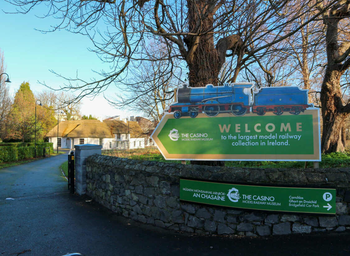 Casino Model Railway Museum, Sign, Malahide, Co Dublin_Ask for P