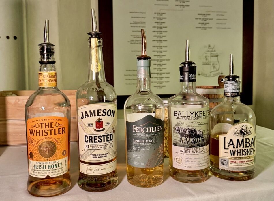Malahide Castle whiskey tasting tour.