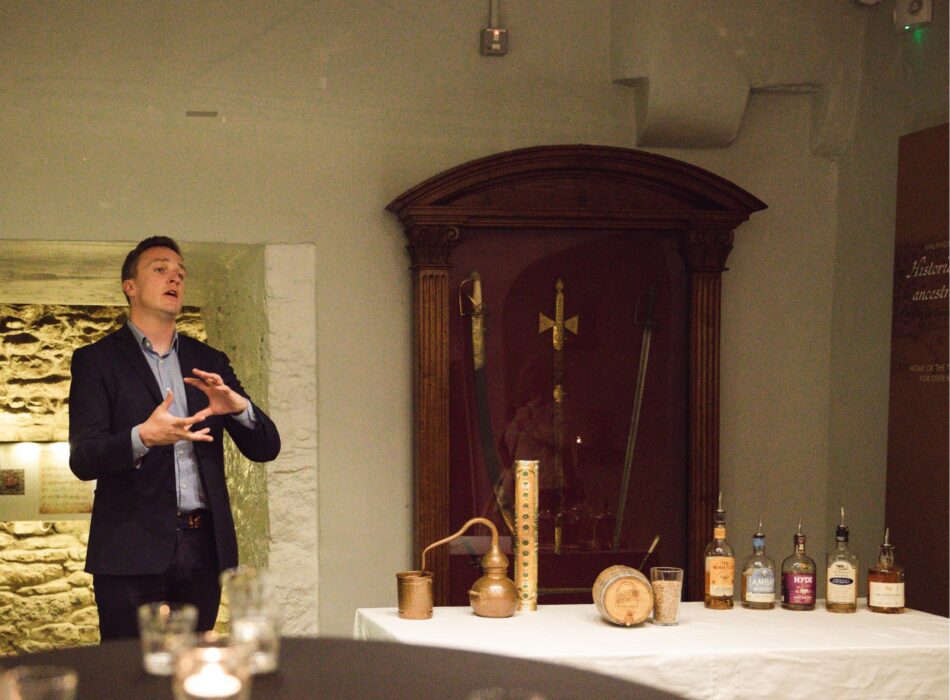 Malahide Castle whiskey tasting tour.